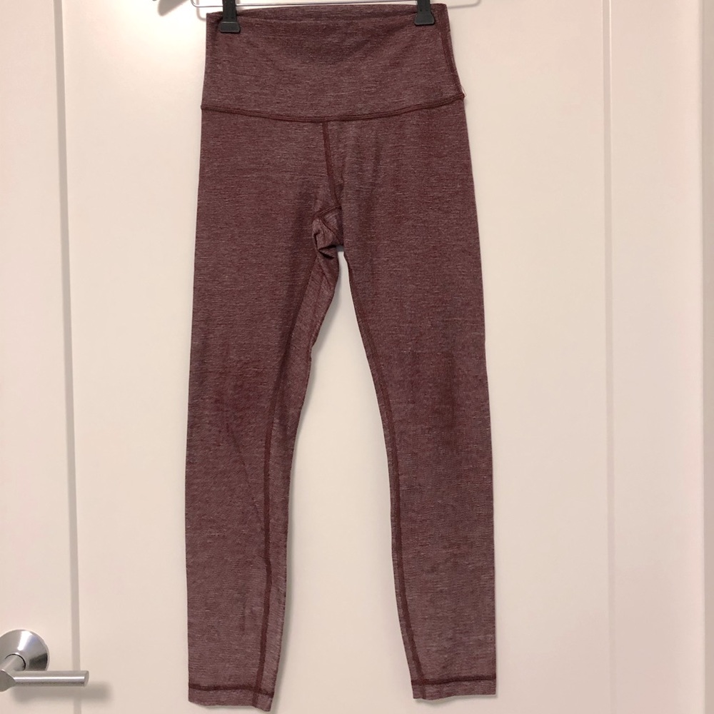 Lululemon Maroon Leggings